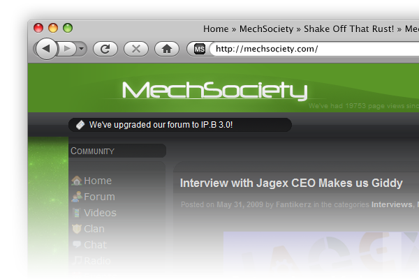 MechSociety Home Page